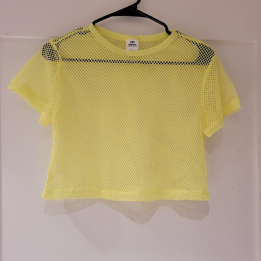 Neon Yellow Crop top